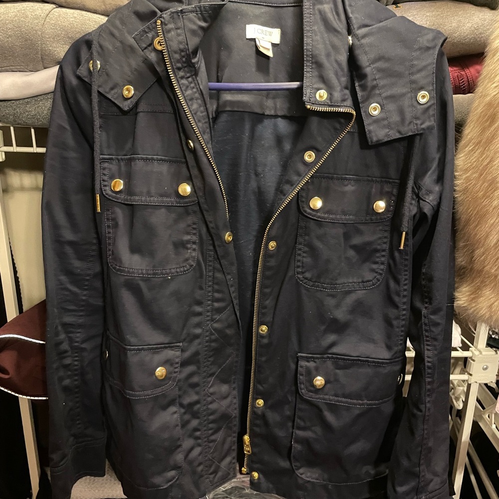 J crew navy jacket